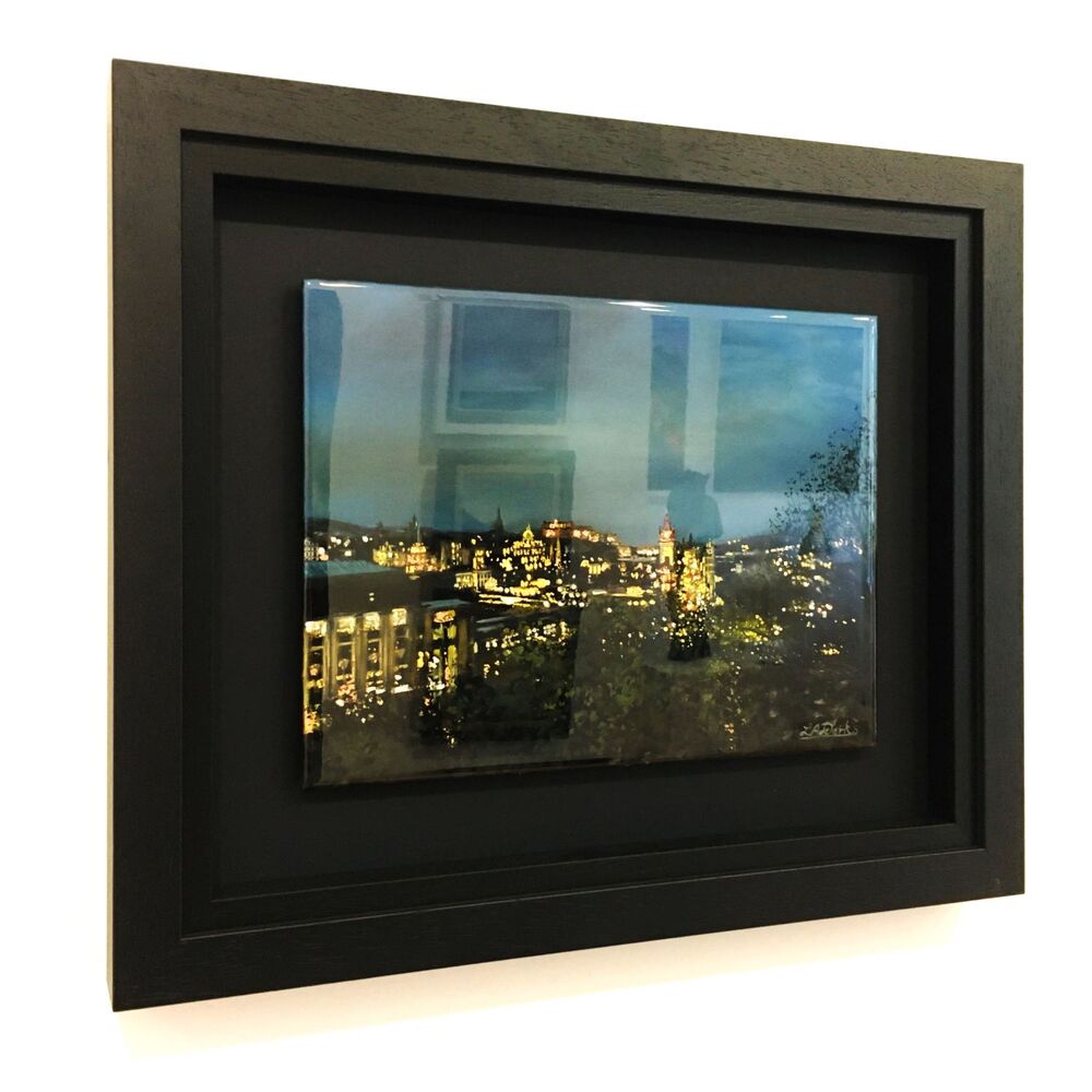 'View from Calton Hill, Edinburgh' by artist Lesley Anne Derks